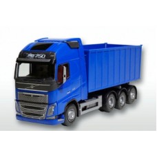 Volvo Fh04 With Roll Off Container - Blue 1:25 Scale