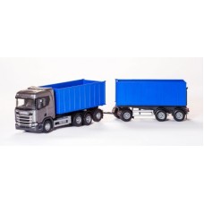 Scania R500 Roll Off Trailer - Gray 1:25 Scale