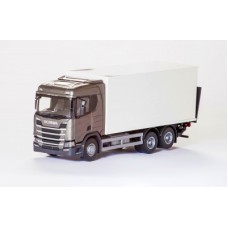 Scania Cs20H 6X4 Rigid Box - Gray 1:25 Scale