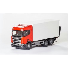 Scania Cs20H 6X4 Rigid Box - Red 1:25 Scale