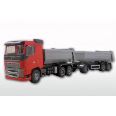 Volvo FH04 Red Cab New Dump Truck Trailer