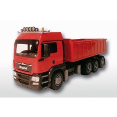 MAN TGS 8x4 Red Cab Red Roll Off Container