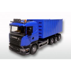 Scania R 8x4 Blue Cab Blue Roll Off Container