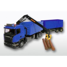 Scania Streamline 6x2 Blue Cab HIIAB Blue Roll-off Container